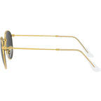 Round Metal RB3447, Gold/Black Polarised Glass Lenses 53 Eye Size