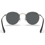 Round Metal RB3447, Antique Gunmetal/Dark Grey Glass Lenses 53 Eye Size