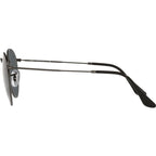 Round Metal RB3447, Antique Gunmetal/Dark Grey Glass Lenses 50 Eye Size