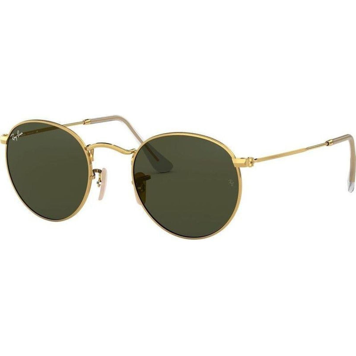 Round Metal RB3447, Arista/Green Glass Lenses 53 Eye Size