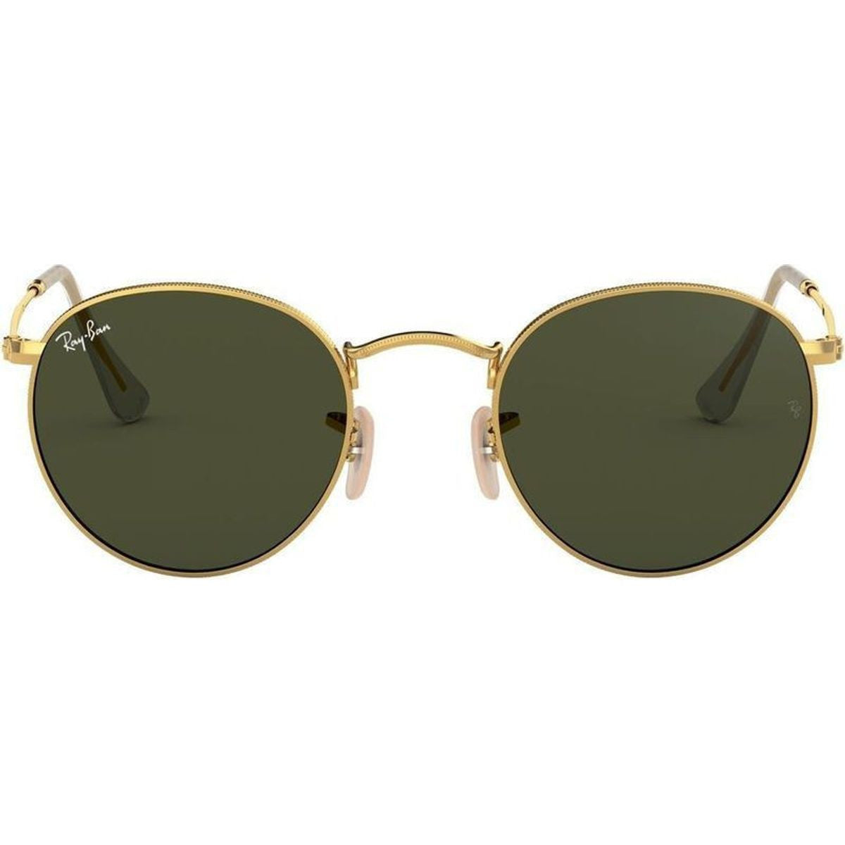 Round Metal RB3447, Arista/Green Glass Lenses 50 Eye Size