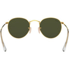 Round Metal RB3447, Arista/Green Glass Lenses 53 Eye Size