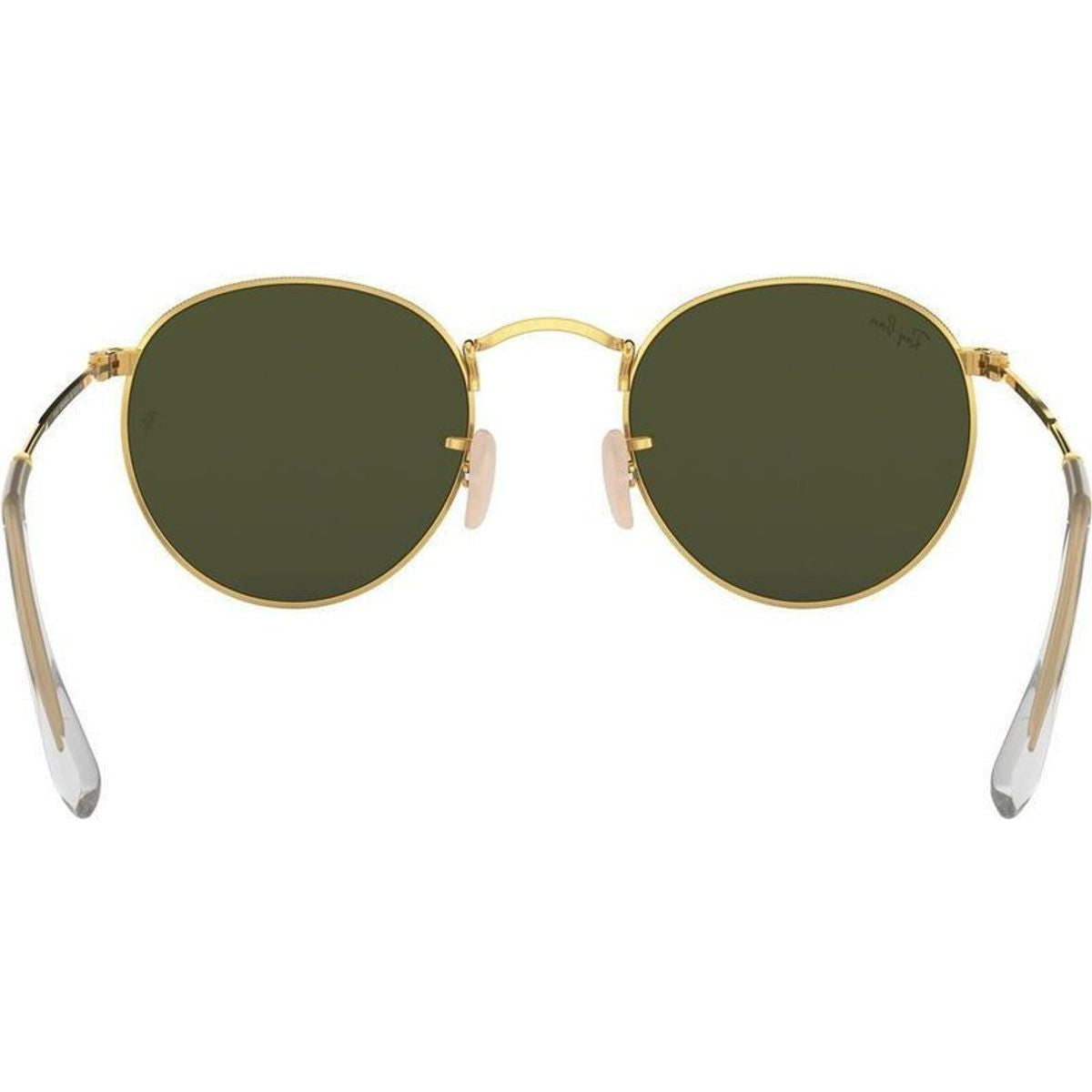 Round Metal RB3447, Arista/Green Glass Lenses 53 Eye Size