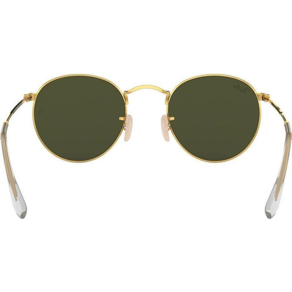 Round Metal RB3447, Arista/Green Glass Lenses 50 Eye Size