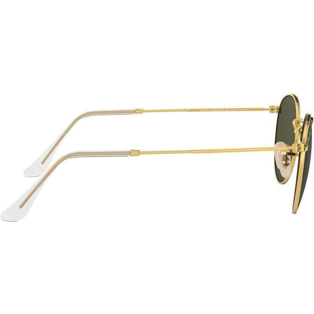 Round Metal RB3447, Arista/Green Glass Lenses 50 Eye Size