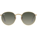 Round Metal RB3447, Gold/Grey Gradient Glass Lenses 53 Eye Size