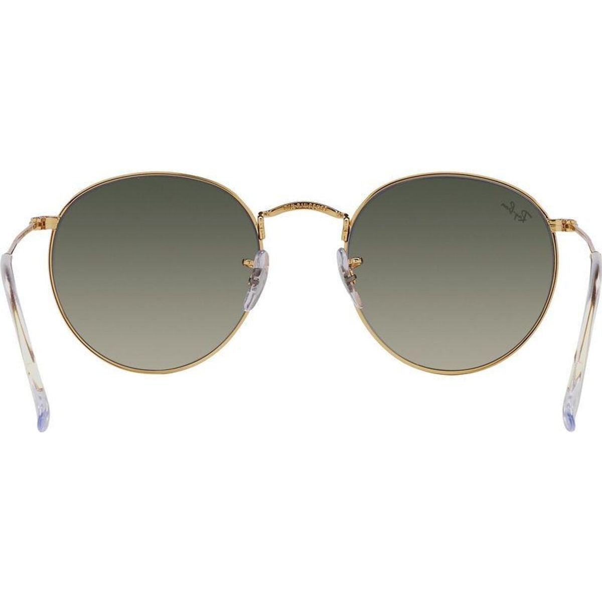 Round Metal RB3447, Gold/Grey Gradient Glass Lenses 53 Eye Size