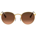 Round Metal RB3447, Light Bronze/Pink Brown Gradient Glass Lenses 50 Eye Size