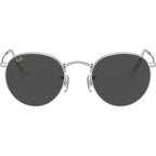 Round Metal RB3447, Silver/Dark Grey Glass Lenses 53 Eye Size