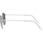 Round Metal RB3447, Silver/Dark Grey Glass Lenses 50 Eye Size