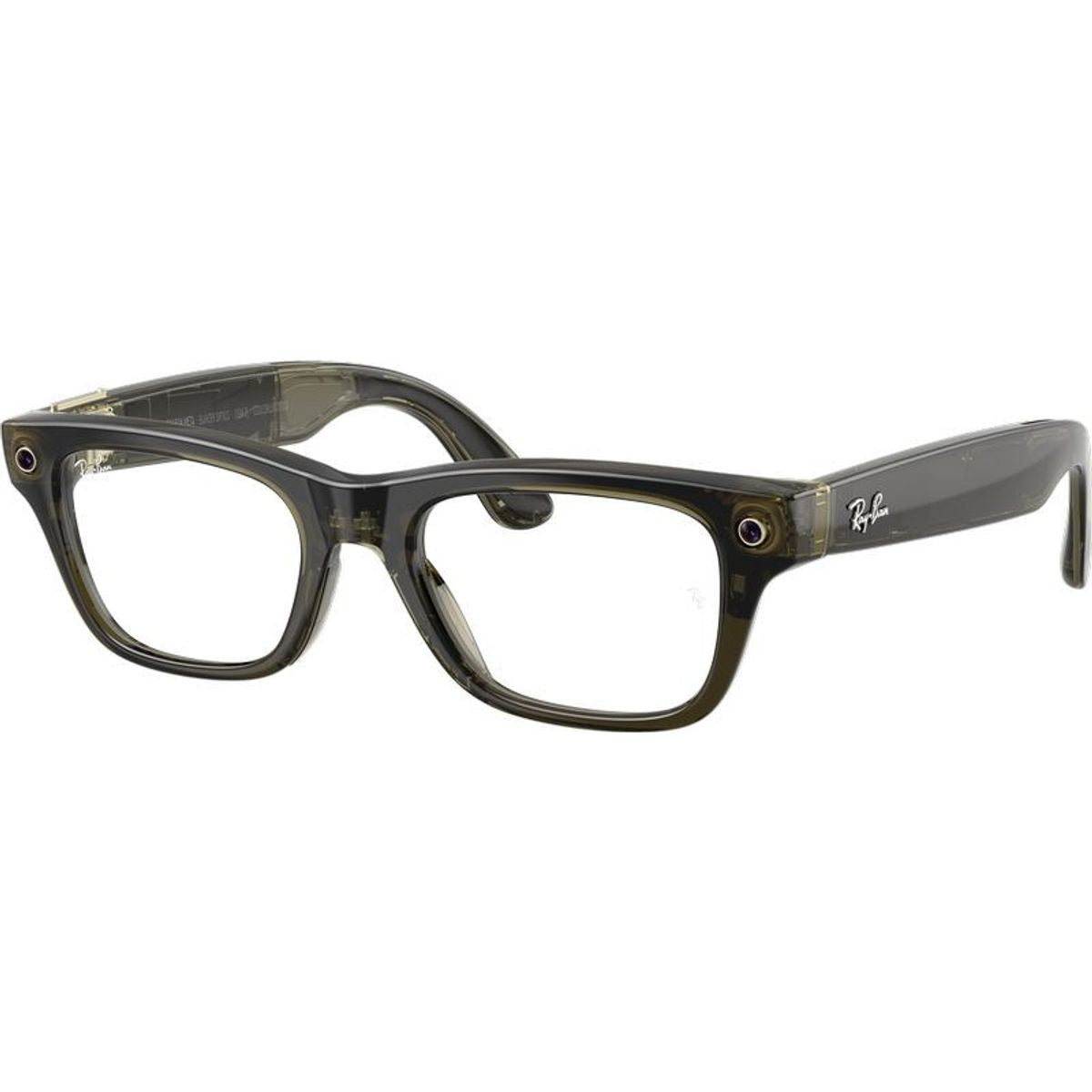 Meta Blayzer Optics (Gen 2) RW7001, Transparent Dark Olive/Clear Lenses 54 Eye Size