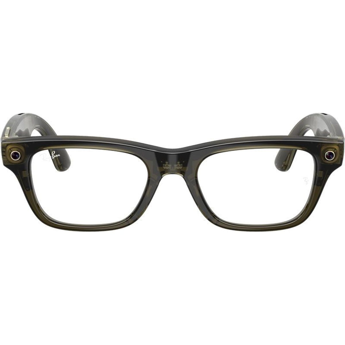 Meta Blayzer Optics (Gen 2) RW7001, Transparent Dark Olive/Clear Lenses 54 Eye Size