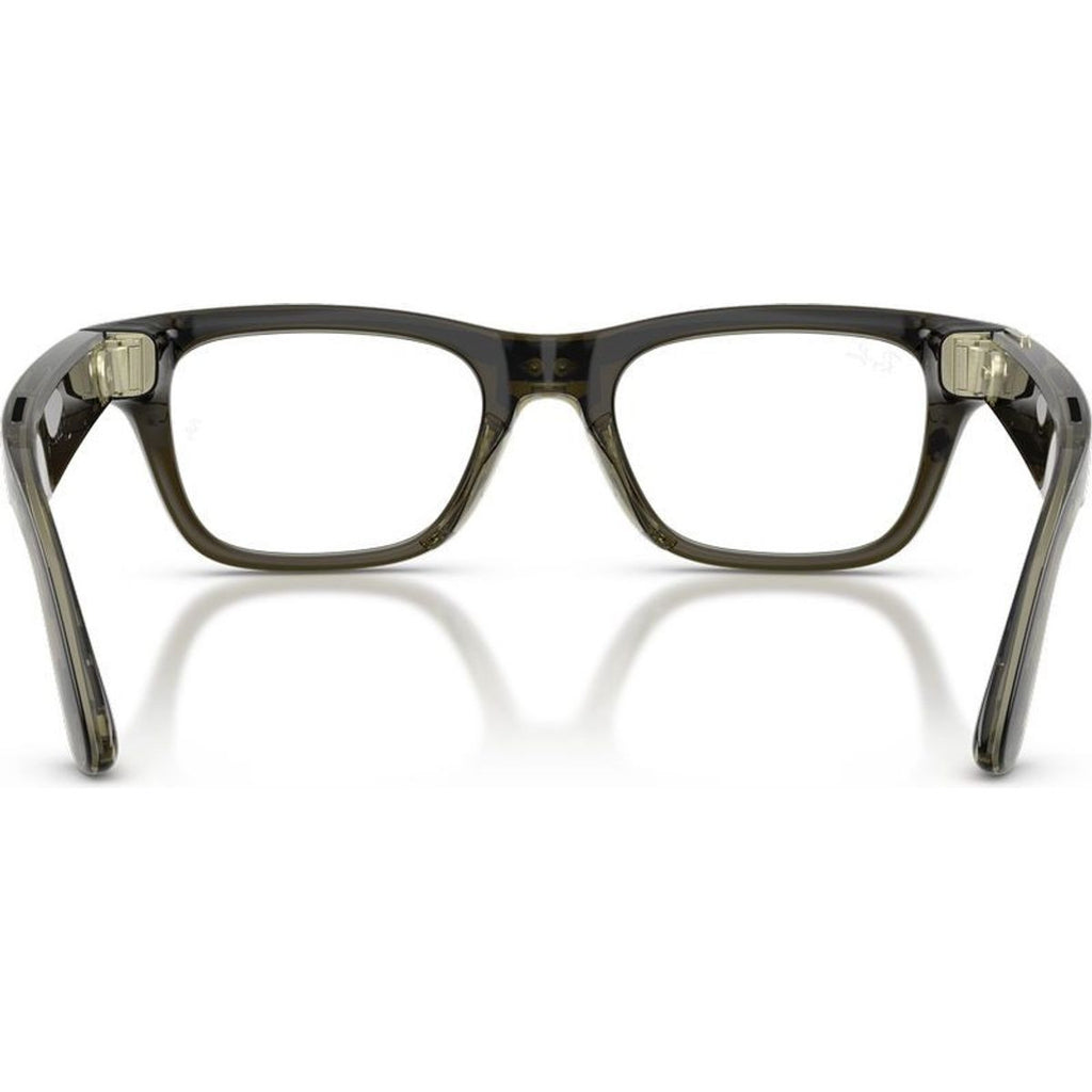 Meta Blayzer Optics (Gen 2) RW7001, Transparent Dark Olive/Clear Lenses 50 Eye Size