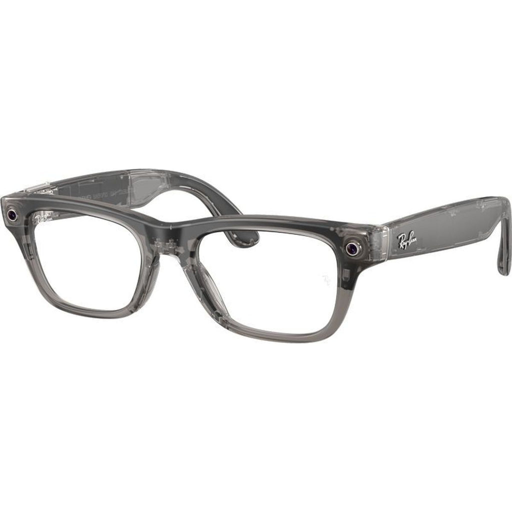 Meta Blayzer Optics (Gen 2) RW7001, Transparent Ice Grey/Clear Lenses 50 Eye Size