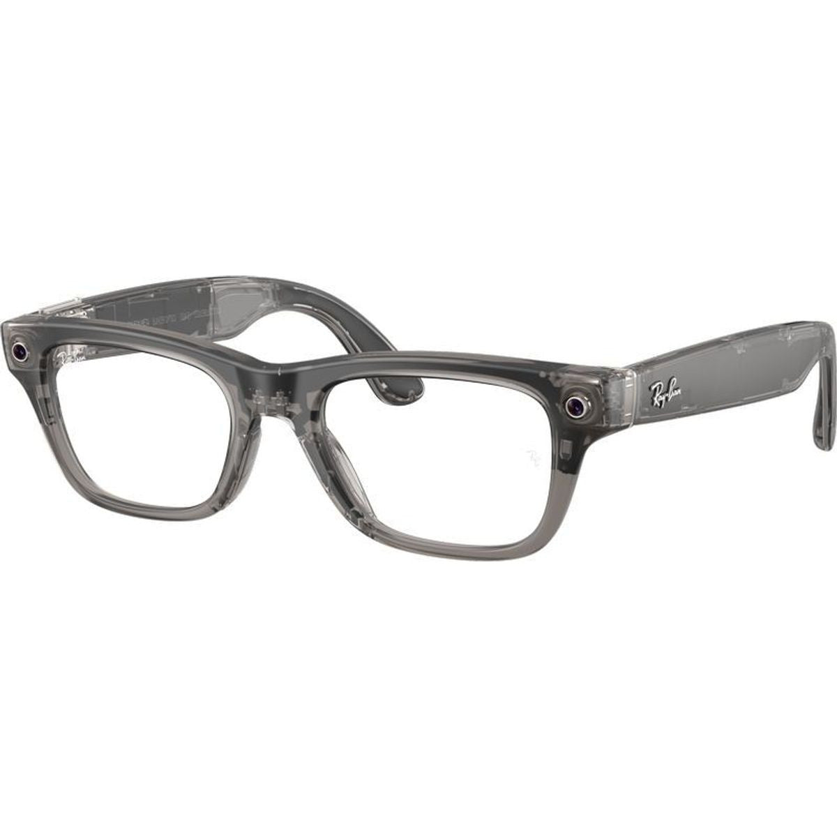 Meta Blayzer Optics (Gen 2) RW7001, Transparent Ice Grey/Clear Lenses 50 Eye Size