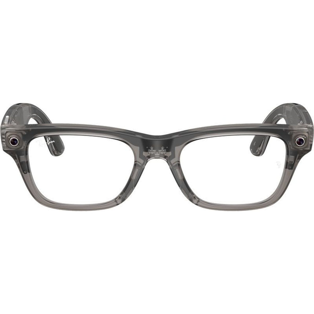 Meta Blayzer Optics (Gen 2) RW7001, Transparent Ice Grey/Clear Lenses 54 Eye Size