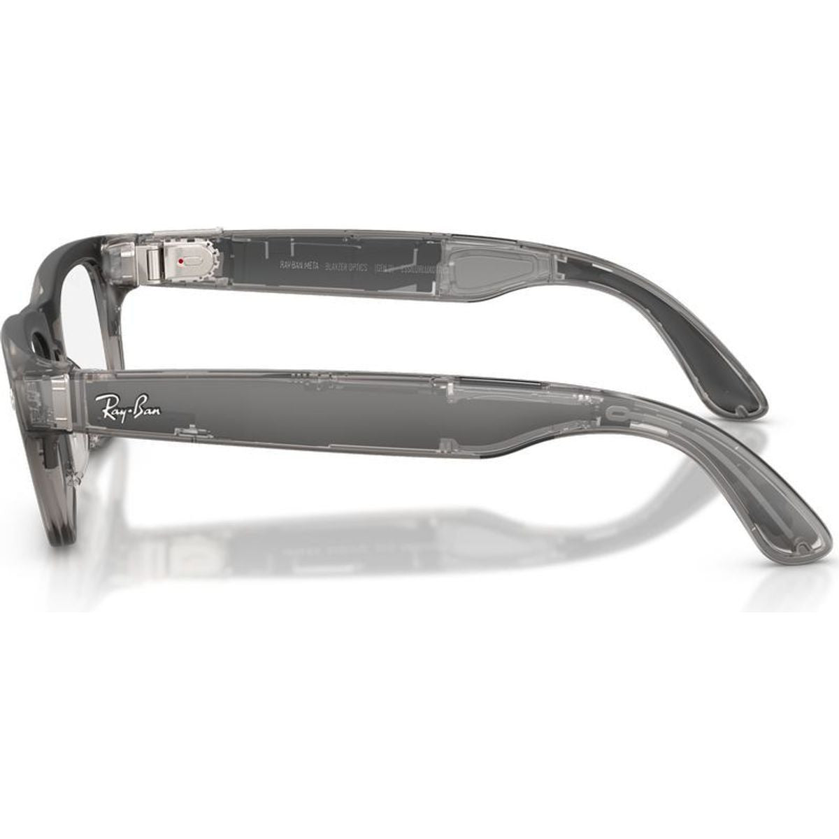 Meta Blayzer Optics (Gen 2) RW7001, Transparent Ice Grey/Clear Lenses 54 Eye Size