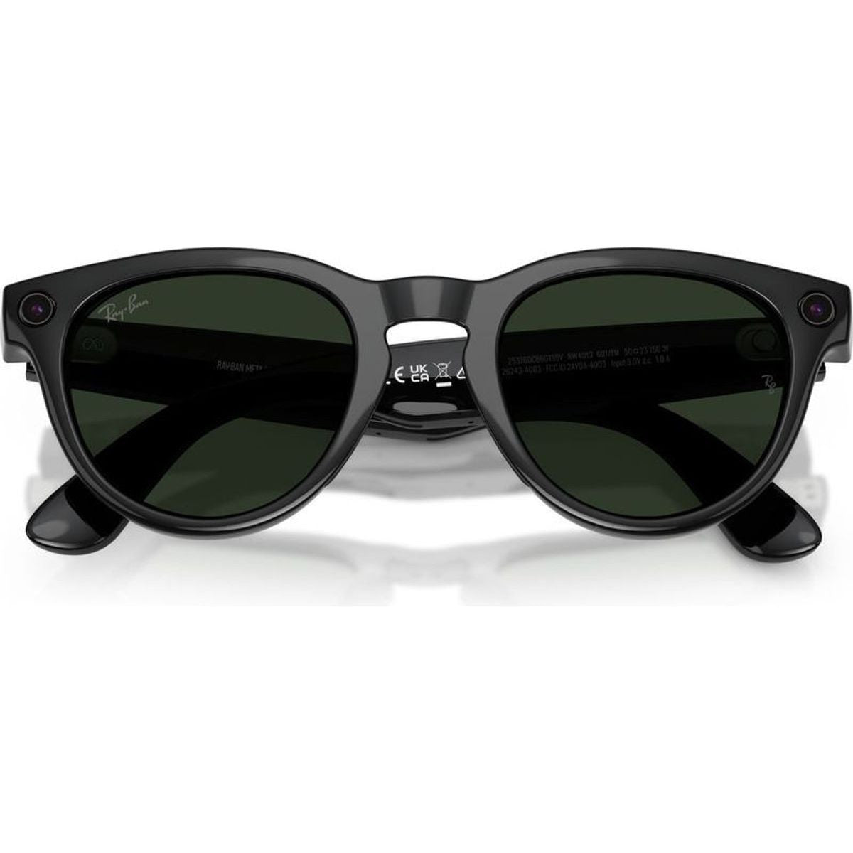 Meta Headliner (Gen 2) RW4013, Shiny Black/Graphite Green Transitions Lenses