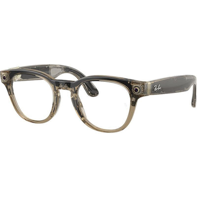 Meta Scriber Optics (Gen 2) RW7002, Transparent Stone Beige/Clear Lenses