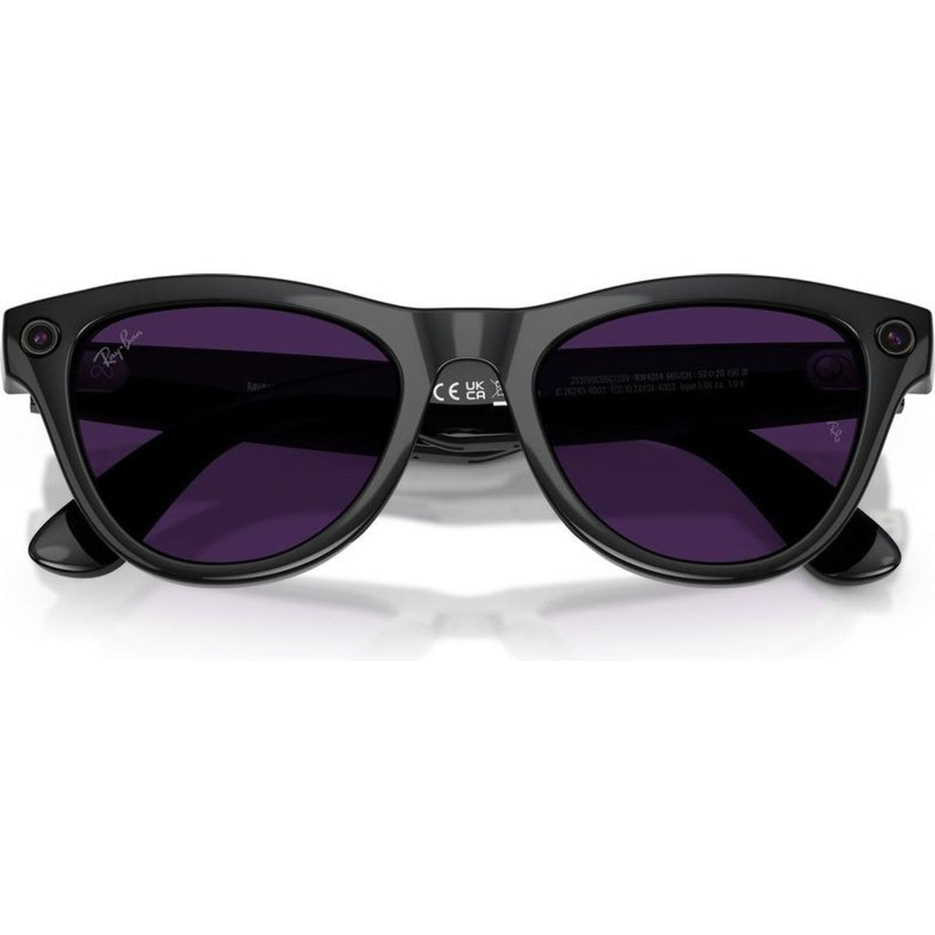 Meta Skyler (Gen 2) RW4014, Shiny Black/Amethyst Transitions Lenses