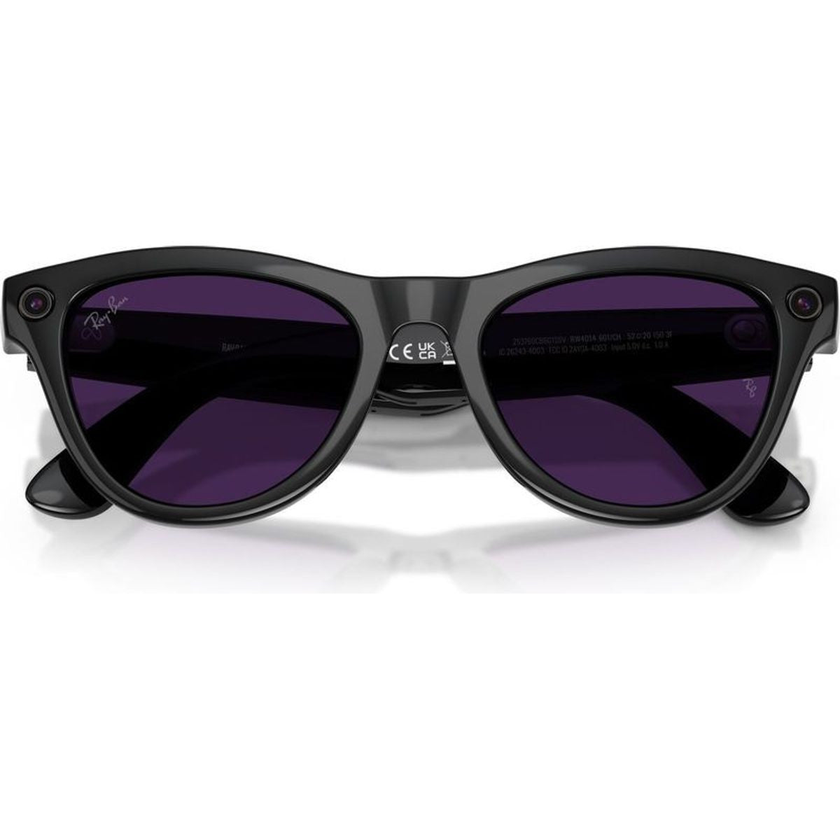 Meta Skyler (Gen 2) RW4014, Shiny Black/Amethyst Transitions Lenses