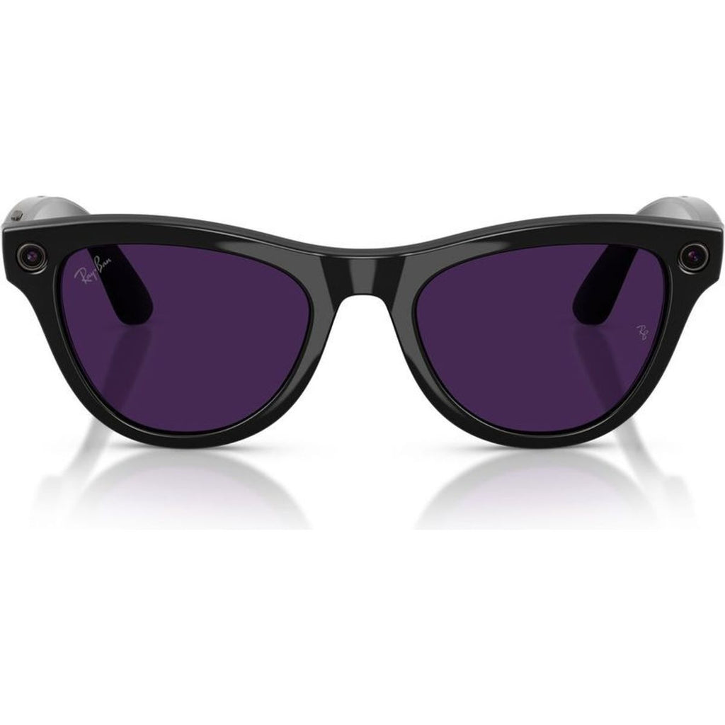 Meta Skyler (Gen 2) RW4014, Shiny Black/Amethyst Transitions Lenses