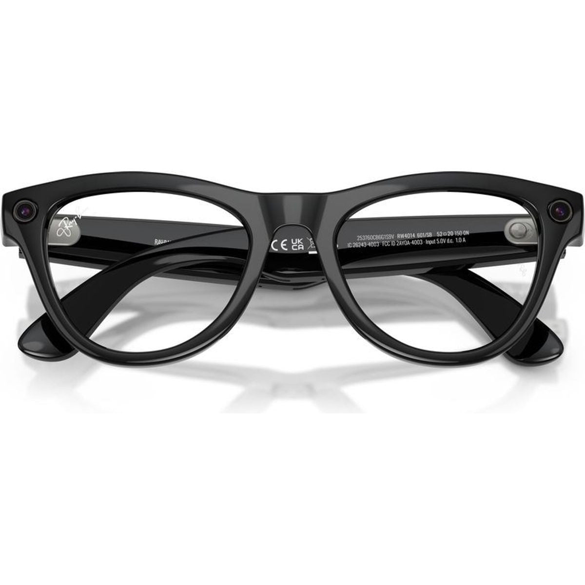 Meta Skyler (Gen 2) RW4014, Shiny Black/Clear Blue Light Lenses