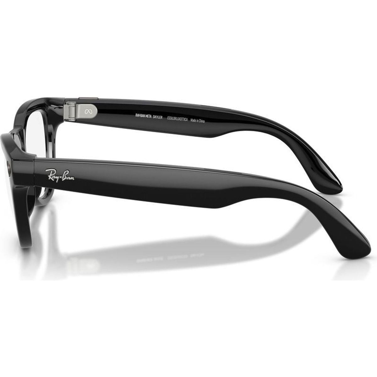 Meta Skyler (Gen 2) RW4014, Shiny Black/Clear Blue Light Lenses