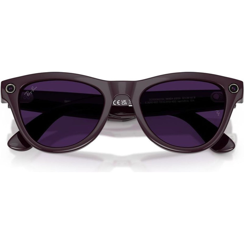 Meta Skyler (Gen 2) RW4014, Shiny Mystic Violet/Amethyst Transitions Lenses