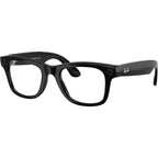 Meta Wayfarer (Gen 2) RW4012, Shiny Black/Graphite Green Transitions Lenses 53 Eye Size