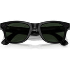 Meta Wayfarer (Gen 2) RW4012, Shiny Black/Graphite Green Transitions Lenses 53 Eye Size