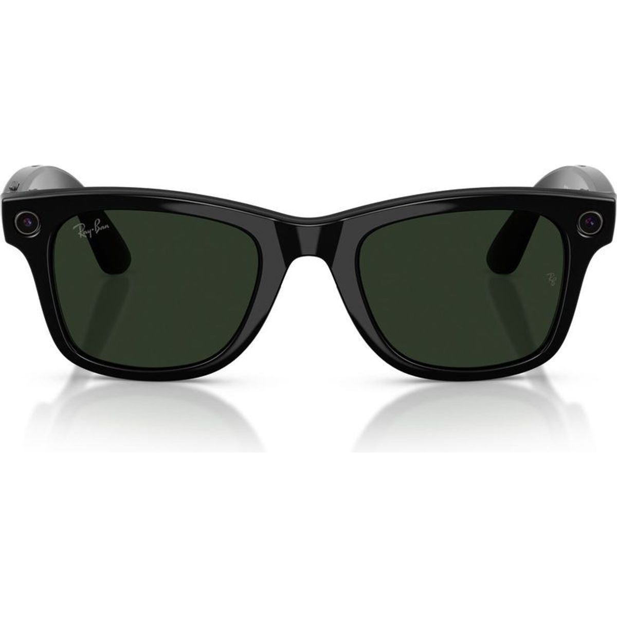Meta Wayfarer (Gen 2) RW4012, Shiny Black/Graphite Green Transitions Lenses 53 Eye Size