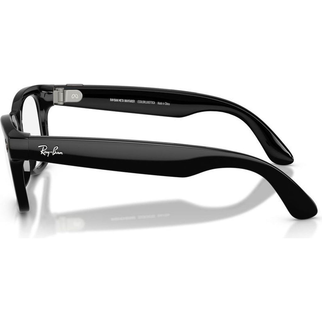 Meta Wayfarer (Gen 2) RW4012, Shiny Black/Graphite Green Transitions Lenses 53 Eye Size