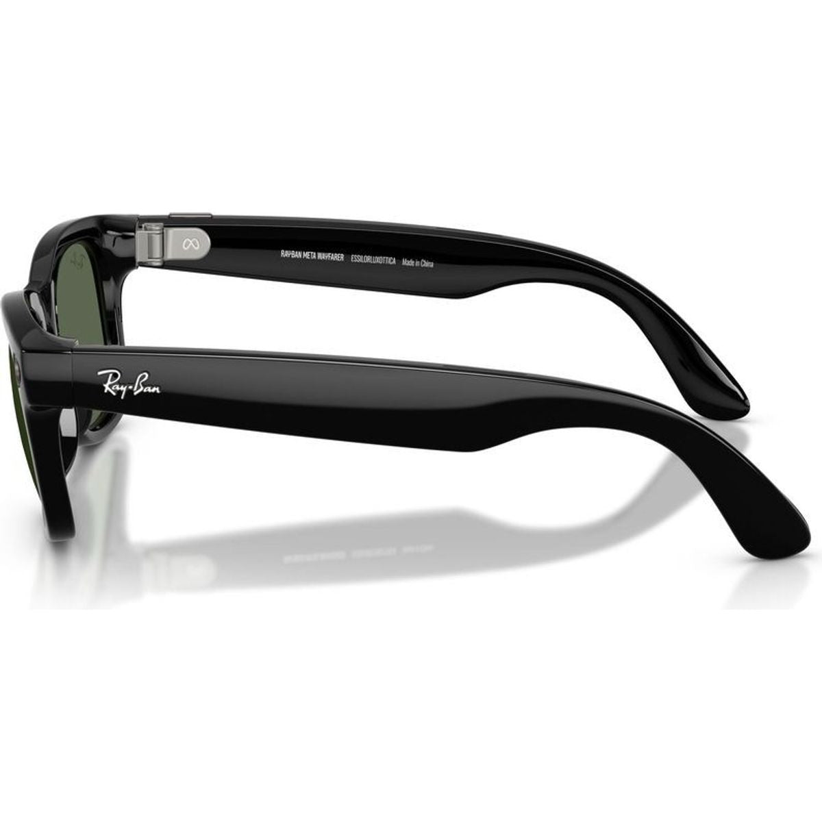 Meta Wayfarer (Gen 2) RW4012, Shiny Black/G15 Lenses 50 Eye Size
