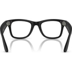 Meta Wayfarer (Gen 2) RW4012, Matte Black/Clear Blue Light Lenses 50 Eye Size