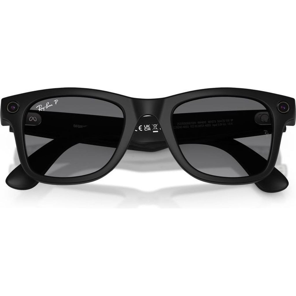 Meta Wayfarer (Gen 2) RW4012, Matte Black/Graphite Gradient Polarised Lenses 50 Eye Size