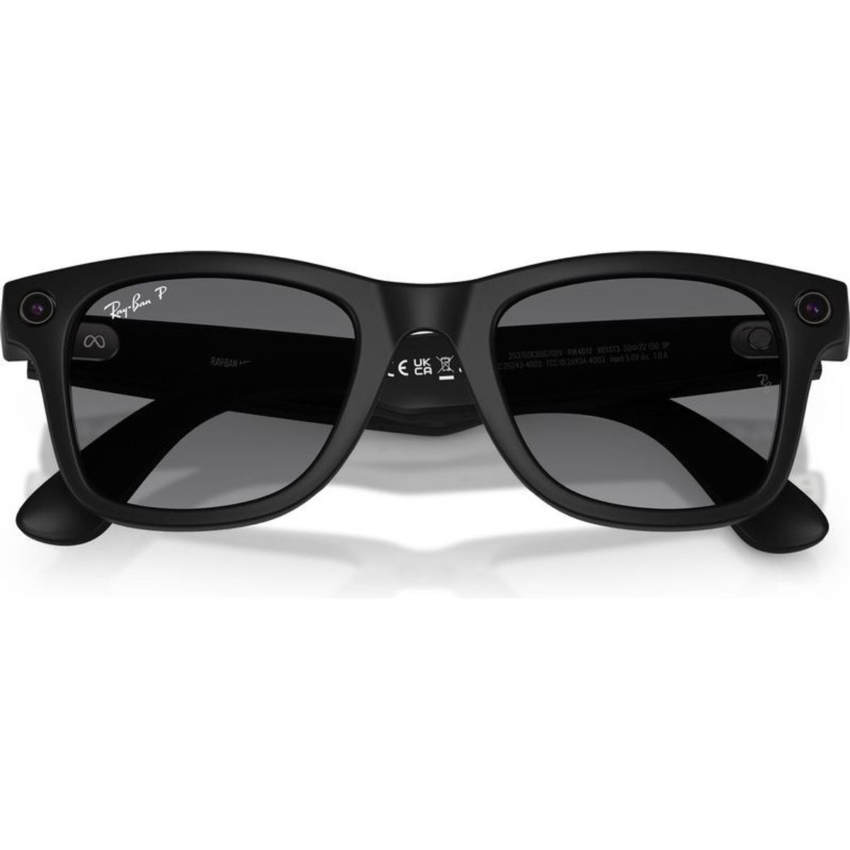 Meta Wayfarer (Gen 2) RW4012, Matte Black/Graphite Gradient Polarised Lenses 50 Eye Size