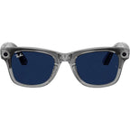 Meta Wayfarer (Gen 2) RW4012, Transparent Grey/Sapphire Transitions Lenses 50 Eye Size