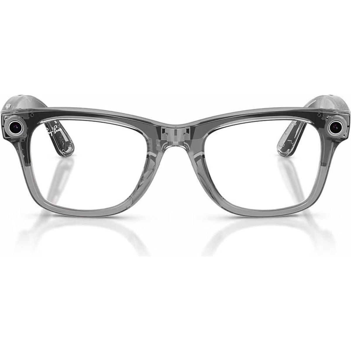 Meta Wayfarer (Gen 2) RW4012, Transparent Grey/Sapphire Transitions Lenses 50 Eye Size