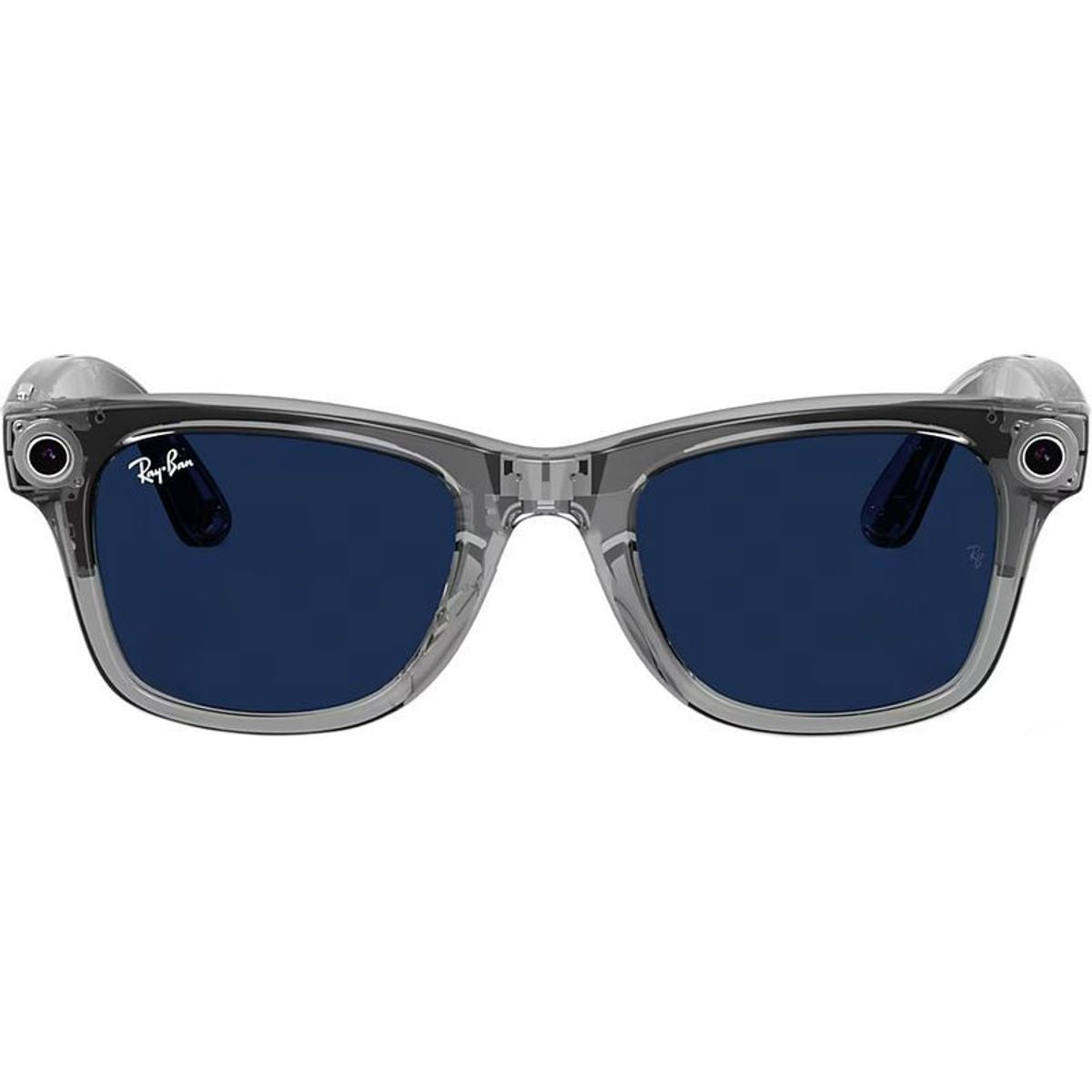 Meta Wayfarer (Gen 2) RW4012, Transparent Grey/Sapphire Transitions Lenses 53 Eye Size