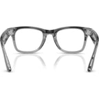 Meta Wayfarer (Gen 2) RW4012, Transparent Grey/Sapphire Transitions Lenses 50 Eye Size