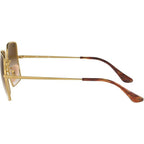 Square RB1971, Gold/Brown Gradient Glass Lenses