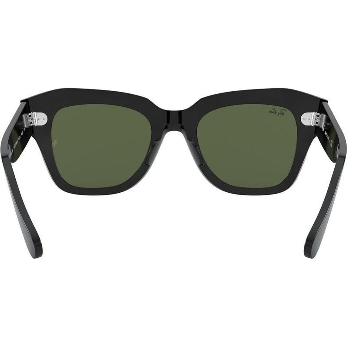 State Street RB2186, Black/Green Glass Lenses 49 Eye Size