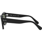 State Street RB2186, Black/Green Glass Lenses 49 Eye Size