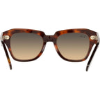 State Street RB2186, Havana on Transparent Pink/Brown Blue Gradient Glass Lenses 49 Eye Size