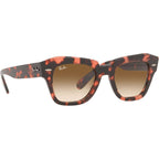 State Street RB2186, Pink Havana/Brown Gradient Glass Lenses 52 Eye Size