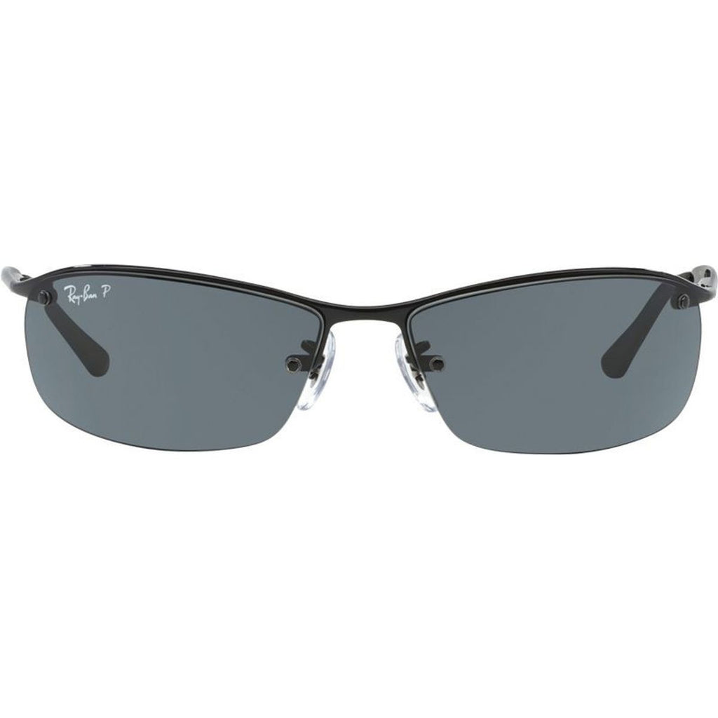 Top Bar RB3183, Black/Grey Polarised Lenses