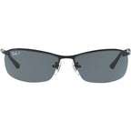 Top Bar RB3183, Black/Grey Polarised Lenses