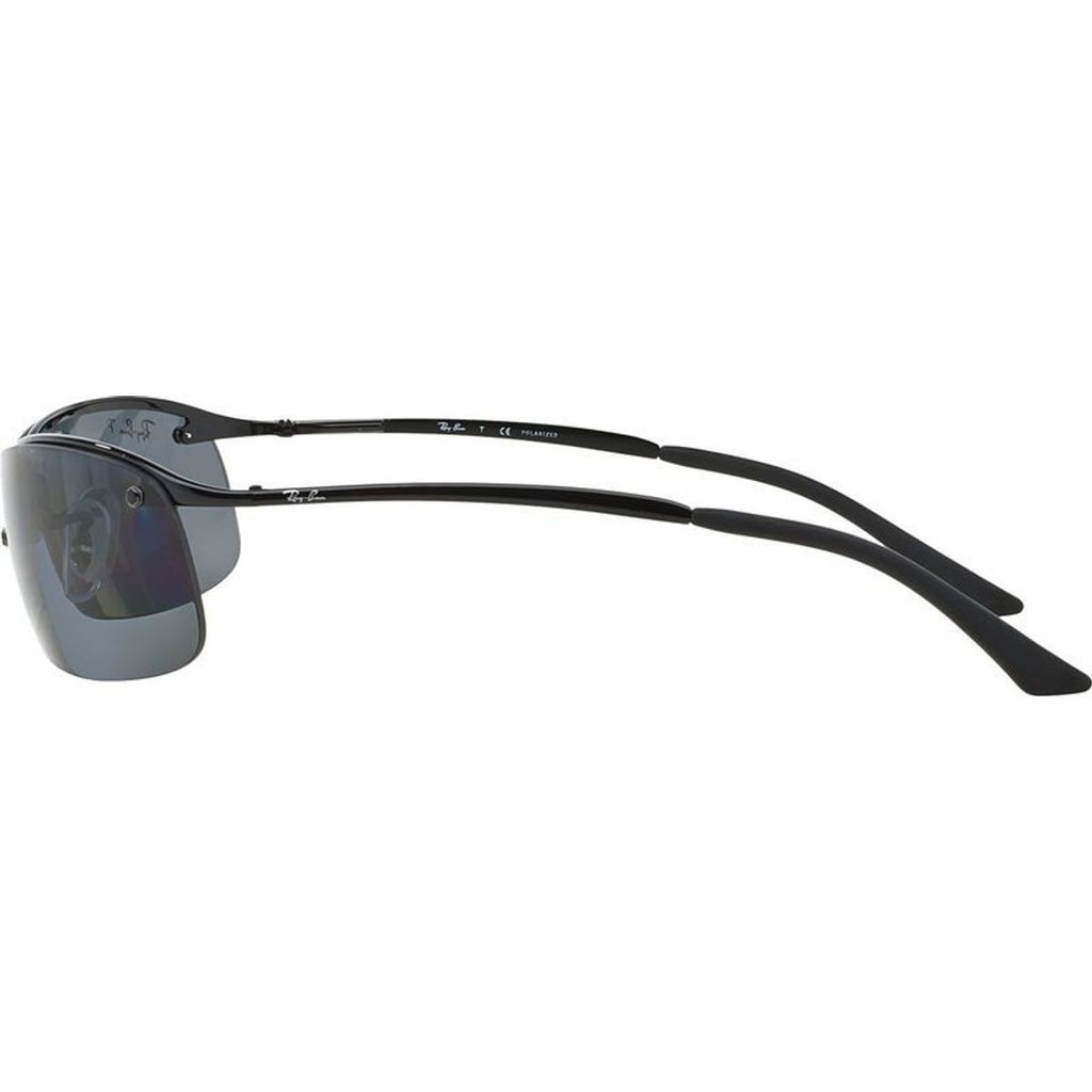 Top Bar RB3183, Black/Grey Polarised Lenses