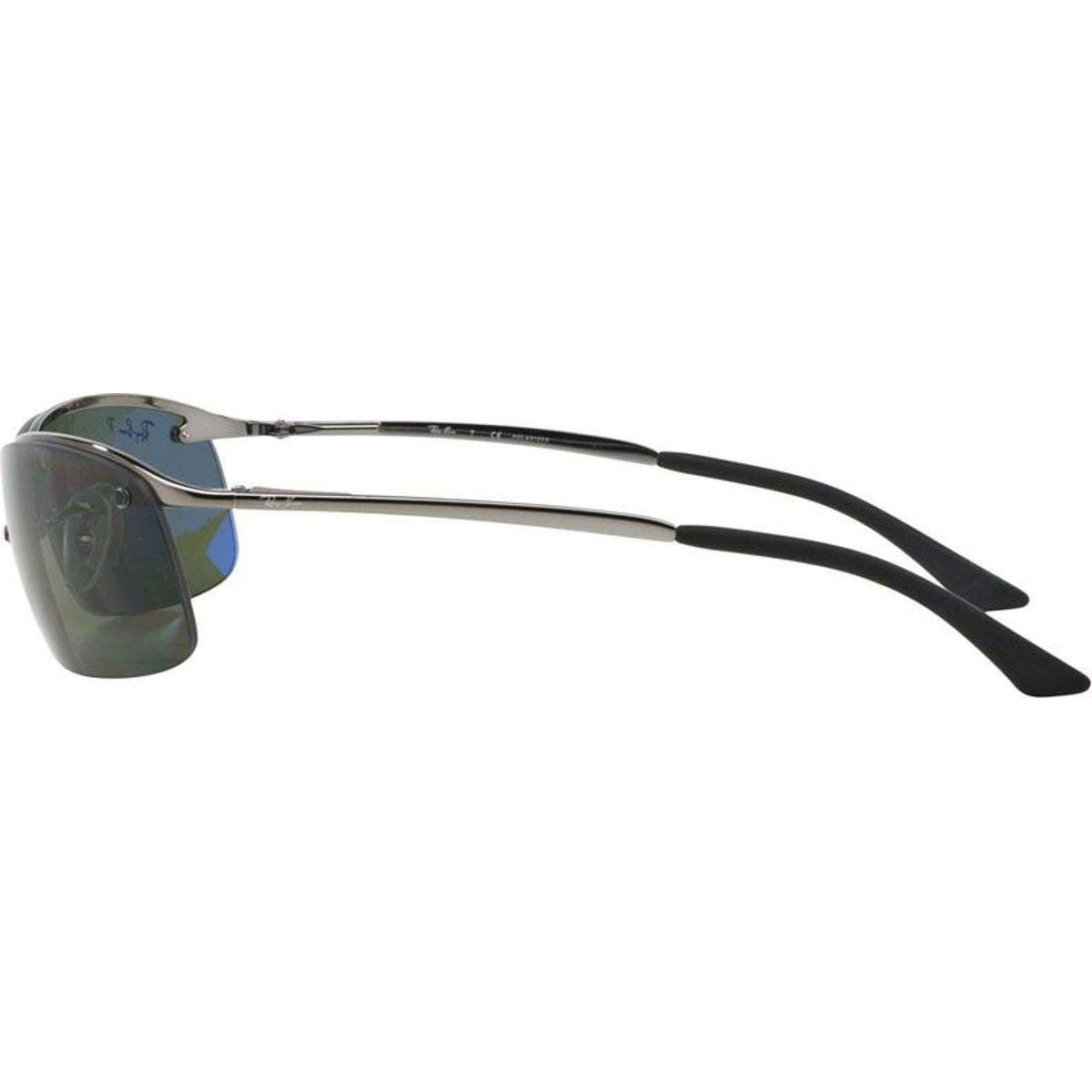 Top Bar RB3183, Gunmetal/Green Polarised Lenses